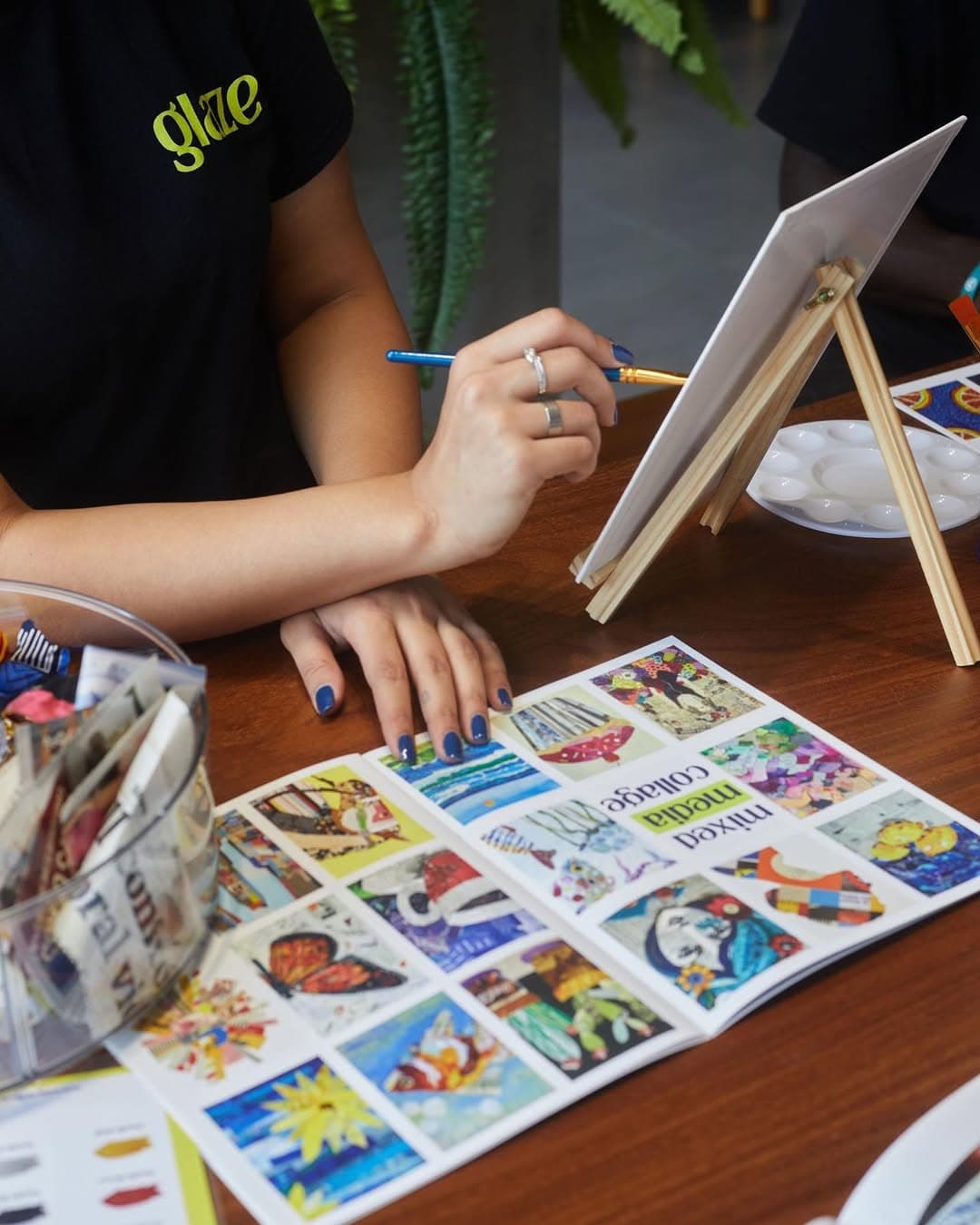 Curated Art Experience with Glaze Art Studio view 2