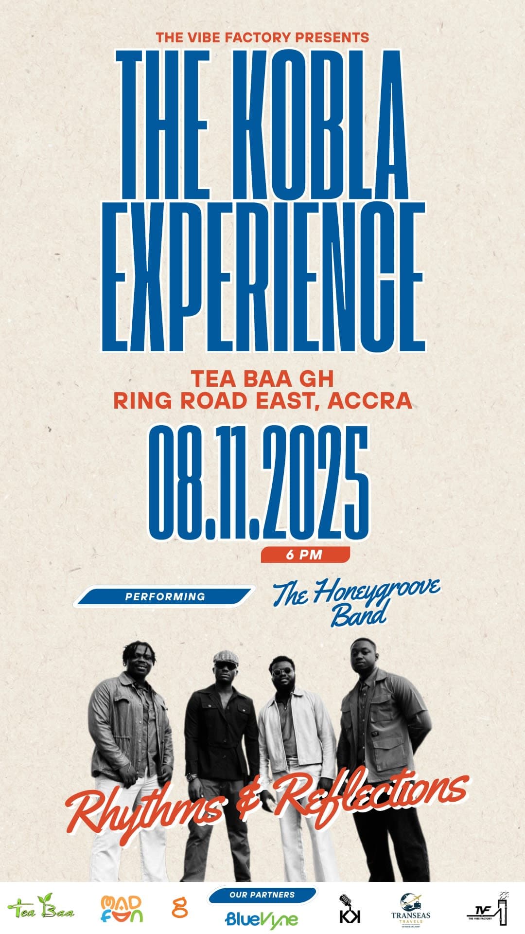 Koblda THE KOBLA EXPERIENCE: Rhythms & Reflections in Tea Baa GH | Book on Gaderin